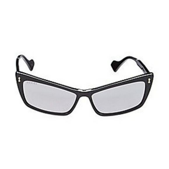 Gucci Rectangle Cat Eye Sunglasses black - Picture 1 of 10